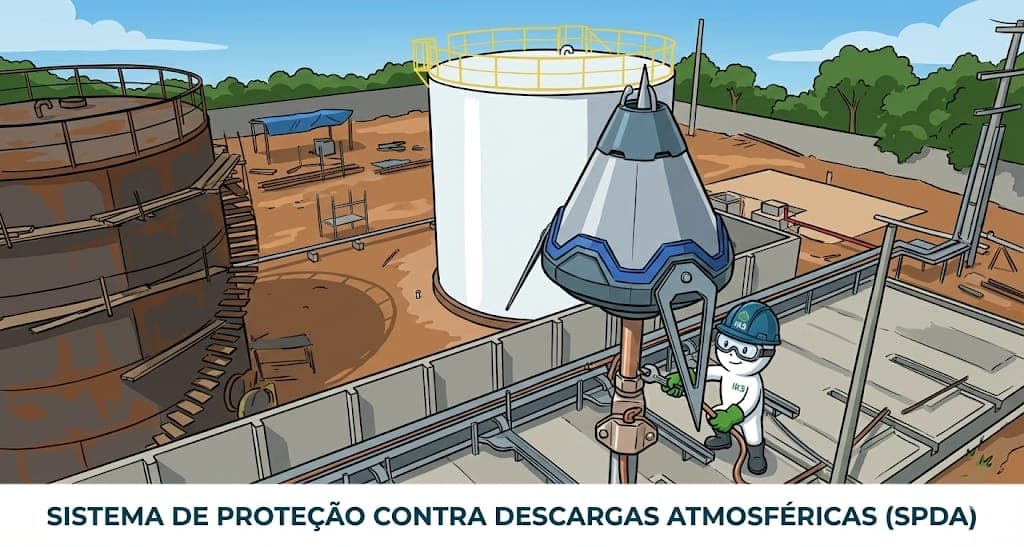 SPDA Industrial: Segurança Contra Descargas Atmosféricas
